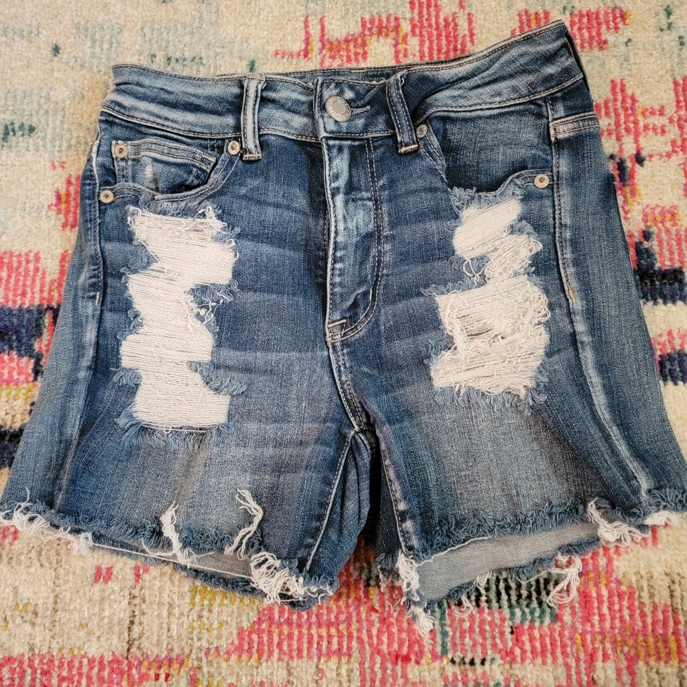 American Eagle Hi-Rise Shortie Longer Inseam (6)